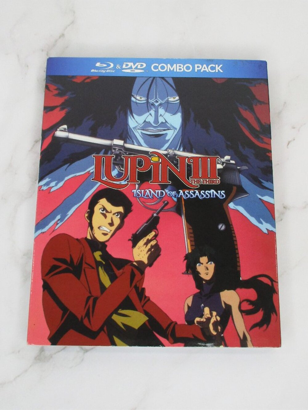 Lupin III The Third: Island of Assassins (Blu-Ray/DVD 2017) Anime Movie RARE